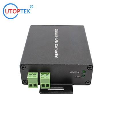 UT-1E2W-S/M Coaxial-LAN Converter EOC Converter IP over 2wire coaxial/twisted pair extender for CCTV IP camera