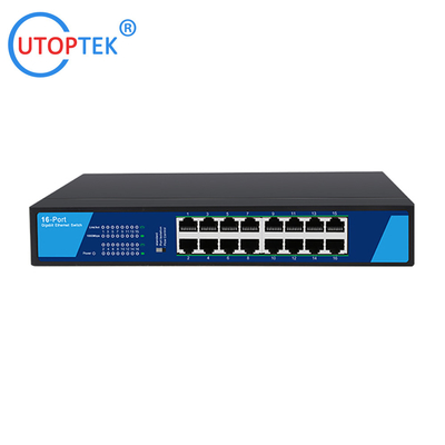 Unmanaged Ethernet Switch 16*10/100/1000Base-TX RJ45 port (auto MDI/MD1X) Network Switch factory best price