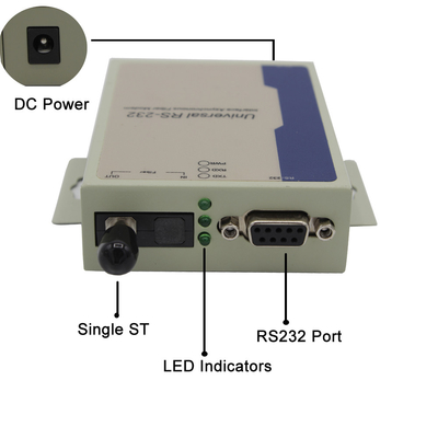 RS232 DB9 to Fiber Modem SM Bidi SC/FC/ST 20km pair A+B Media Converter for contact closure alarm system using