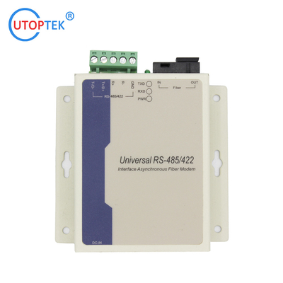 Serial Rs485/Rs422 over Fiber SM Bidi SC/ST/FC 20km Fiber modem media converter for Contact Closure Alarm System Using