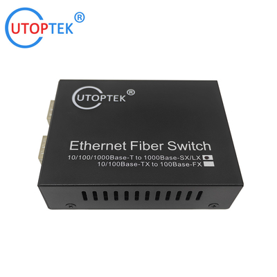 universal Mini Switch 2*10/100/1000Base-Tx to 2*1000Base-Fx SFP Fiber ethernet switch,network switch,media converter