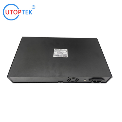 Unmanaged 16xFE POE+2xGE RJ45+1xGE SFP Port Extend distance 10M/250m POE Ethernet Switch support 1U RACK Install