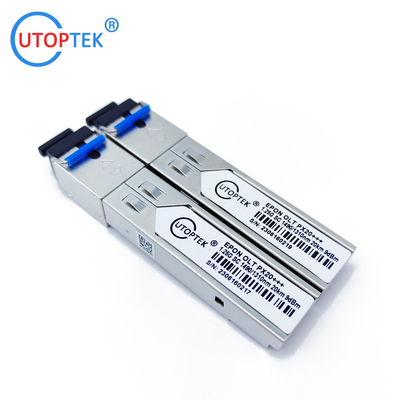 EPON OLT PX20++++ >9.5dBm 1.25Gbps SFP Tx1490nm/Rx1310nm with SC 20km for V-Sol/ODI/Hioso equipment