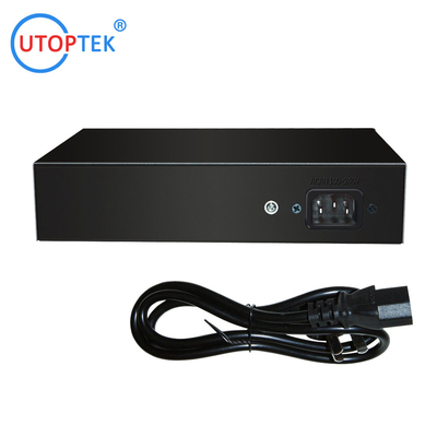 4x10/100M POE+1xFiber SC 20km IEEE802.3af/at POE power ethernet switch for CCTV IP Camera Network switch
