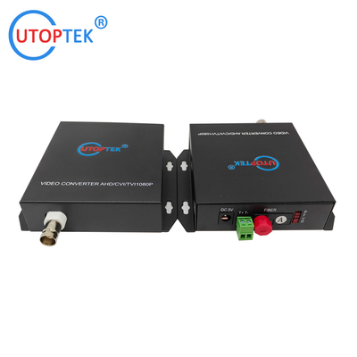 1ch Coaxial video+1Rs485 data to Fiber FC/SC/ST 20km HD-CVI/AHD/TVI 1080P Coaxial Fiber Video Converter