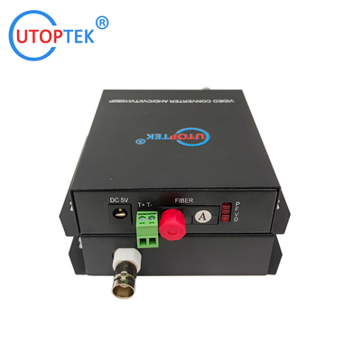 1ch Coaxial video+1Rs485 data to Fiber FC/SC/ST 20km HD-CVI/AHD/TVI 1080P Coaxial Fiber Video Converter