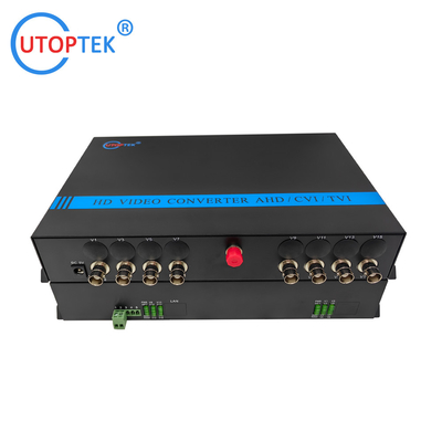 8ch 1080P BNC video, with Rs485 data, Fiber FC/SC/ST 20km, HD-CVI/AHD/TVI 1080P Coaxial Video over Fiber Converter