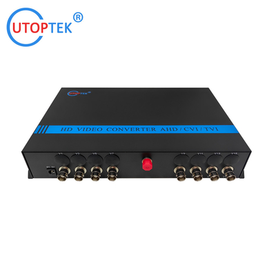 8ch 1080P BNC video, with Rs485 data, Fiber FC/SC/ST 20km, HD-CVI/AHD/TVI 1080P Coaxial Video over Fiber Converter