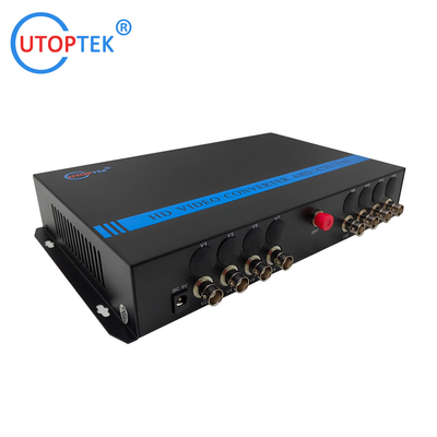 8ch 1080P BNC video, with Rs485 data, Fiber FC/SC/ST 20km, HD-CVI/AHD/TVI 1080P Coaxial Video over Fiber Converter