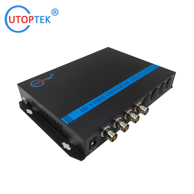 4ch 1080P BNC video, with Rs485 data, Fiber FC/SC/ST 20km, HD-CVI/AHD/TVI 1080P Coaxial Video over Fiber Converter