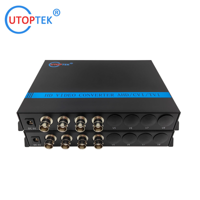 4ch 1080P BNC video+2port Rs485 data, Fiber FC/SC/ST 20km, HD-CVI/AHD/TVI 1080P Coaxial Video over Fiber Converter