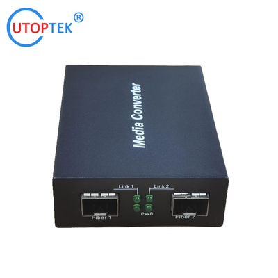 10G SFP+ to SFP+ media converter SM to MM media converter 10GBase-FX 2SFP converter