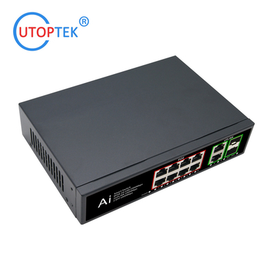 10/100/1000M 8POE+2UTP+2SFP IEEE802.3af/at POE Etherent switch for CCTV Network system