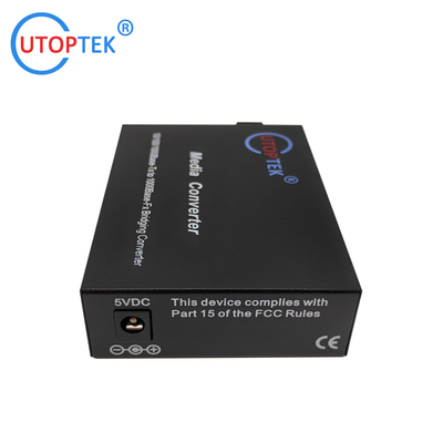 1*10/100Base-Tx to 1*100Base-Fx SM duplex SC 60km Fast Ethernet Fiber media converter