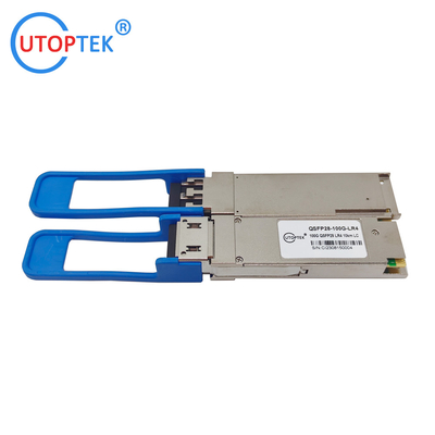 QSFP28-100G-LR4 Single mode 1310nm duplex LC 10km optical sfp transceiver 100G module Cisco huawei compatible