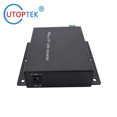UT-1E1EP-S/M POE RJ45 over 2wire TP-LAN extender EOC Converter 500meters for outdoor/indoor/elevator IP camera