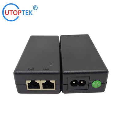 10/100/1000/2500Mbps 30W Gigabit Standard POE Injector ieee802.3af/at PoE data & power:100meters for Cameras wireless AP