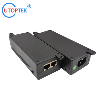 10/100/1000/2500Mbps 60W Gigabit 2.5G Standard POE Injector 802.3af/at/bt PoE data & power:100meters for Cameras wireless AP