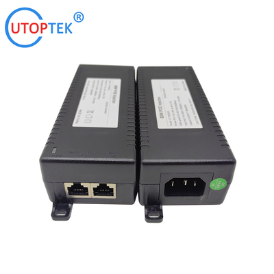 10/100/1000/2500Mbps 60W Gigabit 2.5G Standard POE Injector 802.3af/at/bt PoE data & power:100meters for Cameras wireless AP