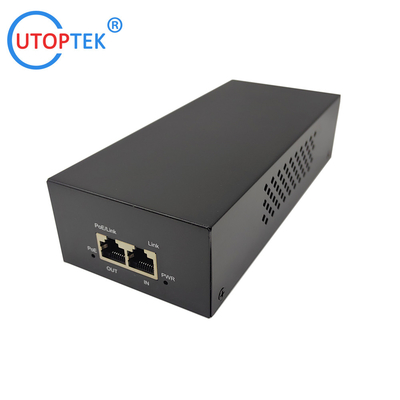 10/100/1000/2500Mbps 90W Gigabit 2.5G Standard POE Injector 802.3af/at/bt PoE data & power:100meters for Cameras wireless AP