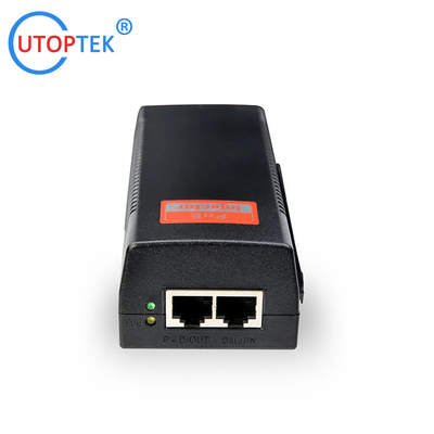 Passive POE Injector 10/100Mbps 48V/30W, PoE Pin:4,5+/7,8- 100meters for Cameras wireless AP
