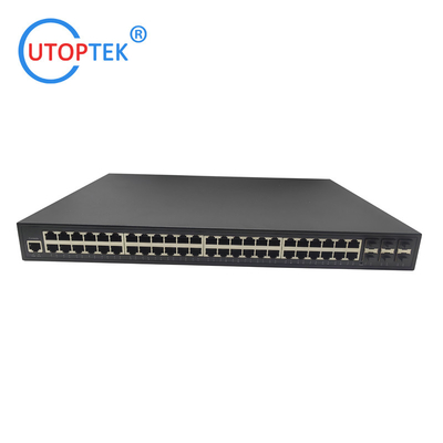 Layer3+ Management 48 port 10/100/1000M RJ45+6port 10G SFP/SFP+ Fiber Network Ethernet switch(UT-SW48G-6SFP+)