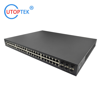 Layer3+ Management 48 port 10/100/1000M RJ45+6port 10G SFP/SFP+ Fiber Network Ethernet switch(UT-SW48G-6SFP+)
