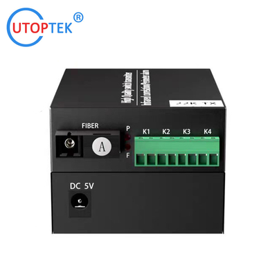 1/2/4/8/16CH Contact closure to Fiber Converter SC/FC/ST connector optional Fiber media Converter for infrared alarm system using