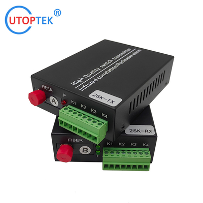1/2/4/8/16 port Bidirectional Contact closure to Fiber Converter SC/FC/ST connector optional Fiber media Converter for infrared alarm system using