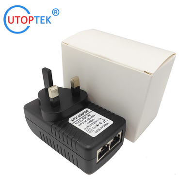 10/100Mbps DC48V/0.5A POE Power adapter US/EU/UK/AU available power for CCTV poe IP Camera using