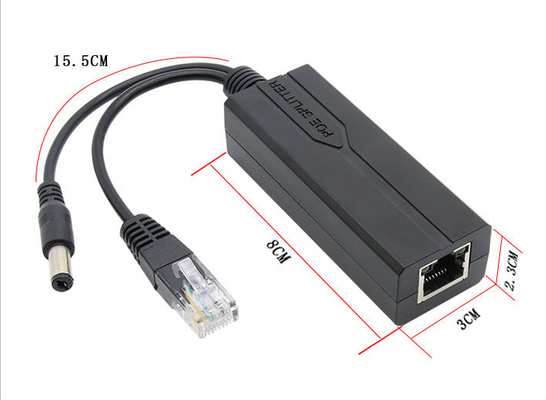 100M or 1000M 48V to 5VDC Active Isolated PoE Splitter IEEE802.3af/at for POE switch and IP Cameras