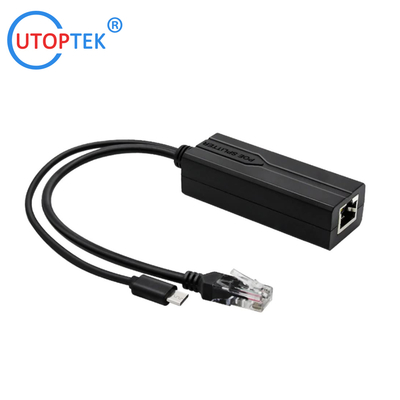 Factory OEM 48V to 5V 2.4A with Type-C PoE Splitter for POE access and IP Cameras