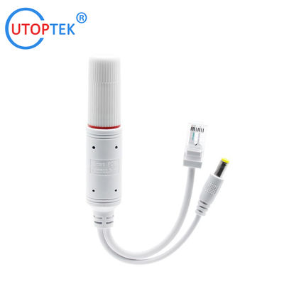 Mini Waterproof PoE Splitter 10/100M 48V to 12V for POE switch and IP Cameras