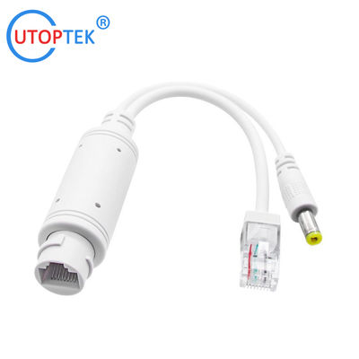 Mini Waterproof PoE Splitter 10/100M 48V to 12V for POE switch and IP Cameras