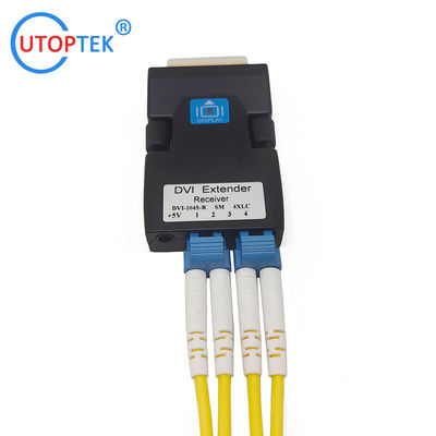 DVI optical Extender with 4xLC 2KM 1080P/60Hz for video conference LED Display