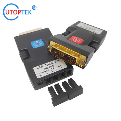 DVI optical Extender with 4xLC 2KM 1080P/60Hz for video conference LED Display