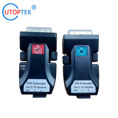 DVI optical Extender with 2xLC 2KM 1080P/60Hz for video conference LED Display