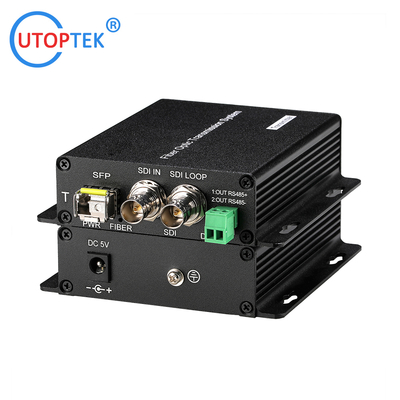 HDSDI/3G-SDI to Fiber Converter with Rs485 SDI loop out transmitter and Receiver