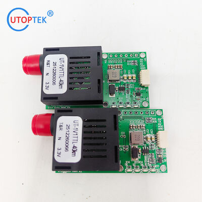 Customized 1-Channel Video + UART TTL SBUS TX RX Optical Terminal Module Drone FPV Fiber Optic Media Converter