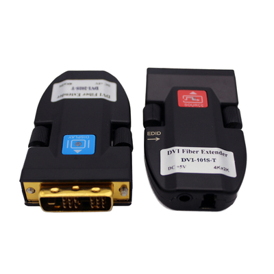 DVI optical Extender with single core LC 1080P/60Hz 500meter for video conference LED Display