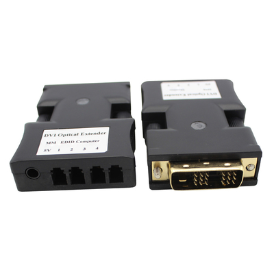 DVI optical Extender with 4xLC 500M 1080P/60Hz for video conference LED Display