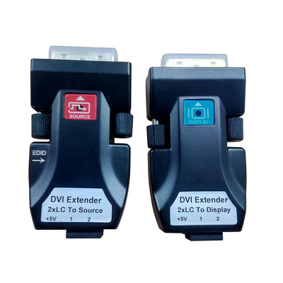 DVI optical Extender with 2xLC 2KM 1080P/60Hz for video conference LED Display