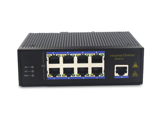 10/100M 9xRJ45 UTP port unmanaged industrial ethernet switch for IP Cameras