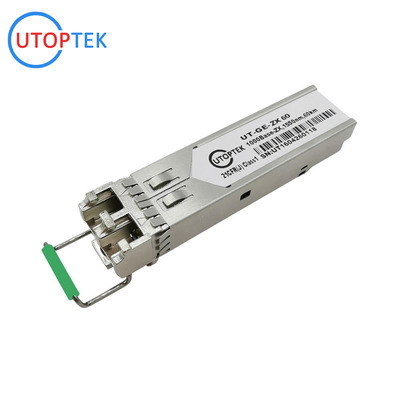 155M SFP SMF Duplex LC 60km 1550nm DDM SFP optical Transceiver for ZTE/Cisco/Huawei/HPE/Aruba/Mikrotik