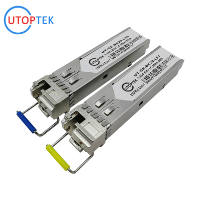 1.25G BiDi LC WDM 100km SFP Transceiver support for Huawei/Cisco/HPE/Mikrotik