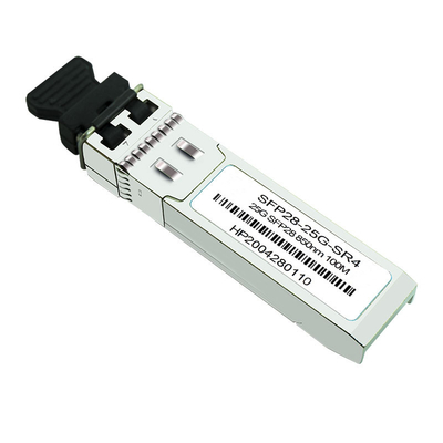 25G SFP28 SR multimode 850nm 100m VCSEL Optical Transceiver for Cisco/Huawei/HPE/Aruba/Mikrotik
