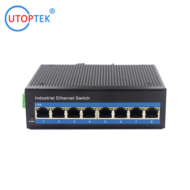 industrial gigabit switch 8port 10/100/1000M UTP ethernet network hub switch for outdoor using