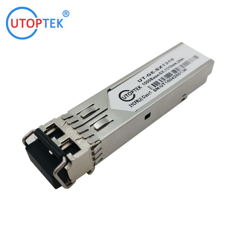1.25Gb/s SFP Multi-mode 1310nm 2km duplex LC optical fiber Transceiver Module DDM for cisco/huawei/Aruba/HP