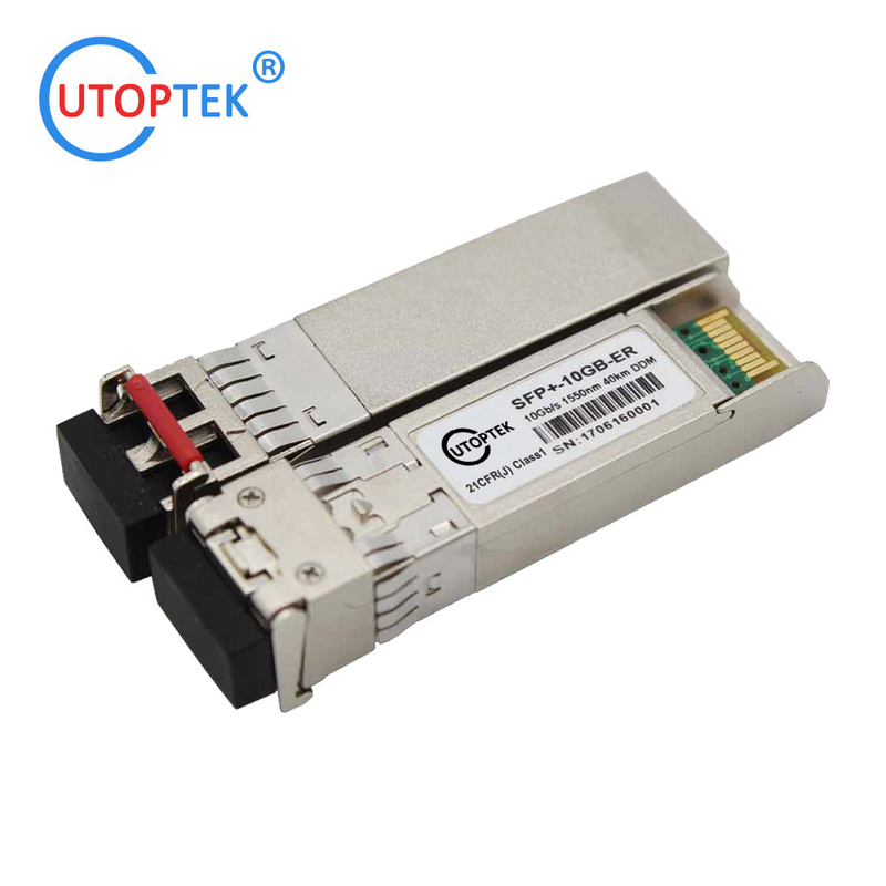 Huawei/Cisco/HP/Juniper Compatible 10G SFP+ ER 40Km 1550nm SM Duplex LC optical transceiver