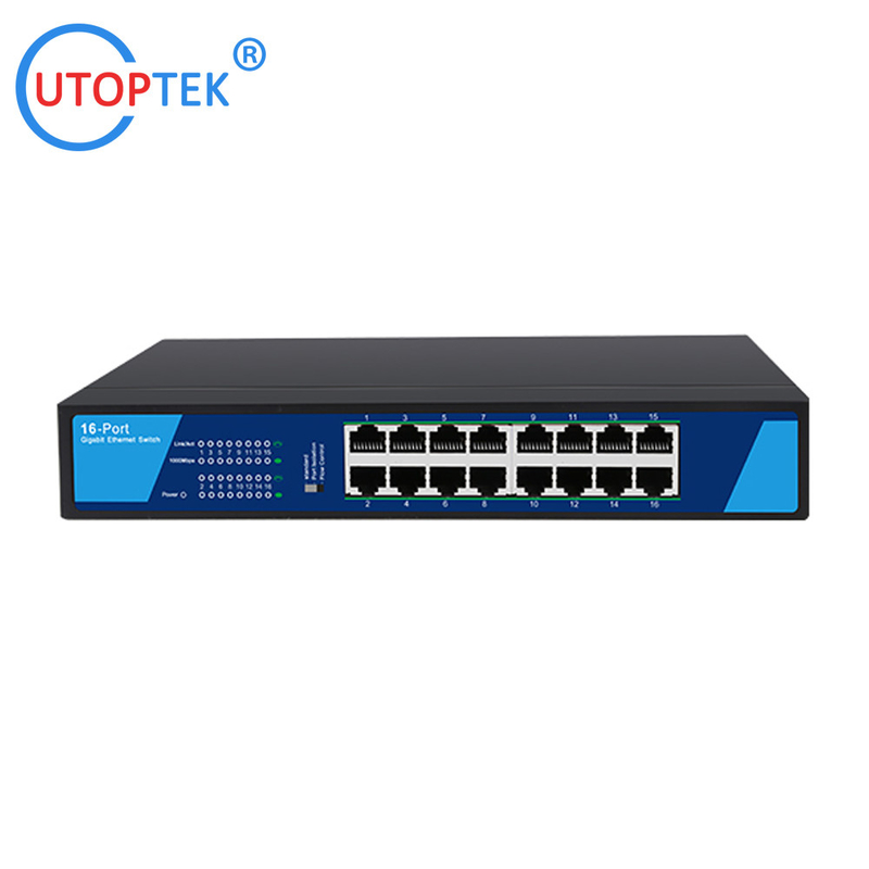 Unmanaged Ethernet Switch 16*10/100/1000Base-TX RJ45 port (auto MDI/MD1X) Network Switch factory best price